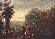 Claude Lorrain Landscape with Acis and Galathe oil painting